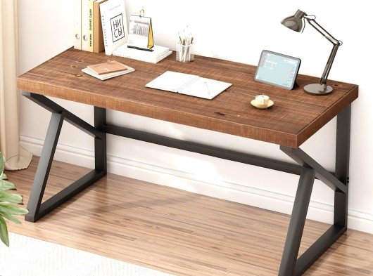 Endüstriyel Ahşap Çalışma Masası / Ofis Masası | Şık & Dayanıklı Tasarım